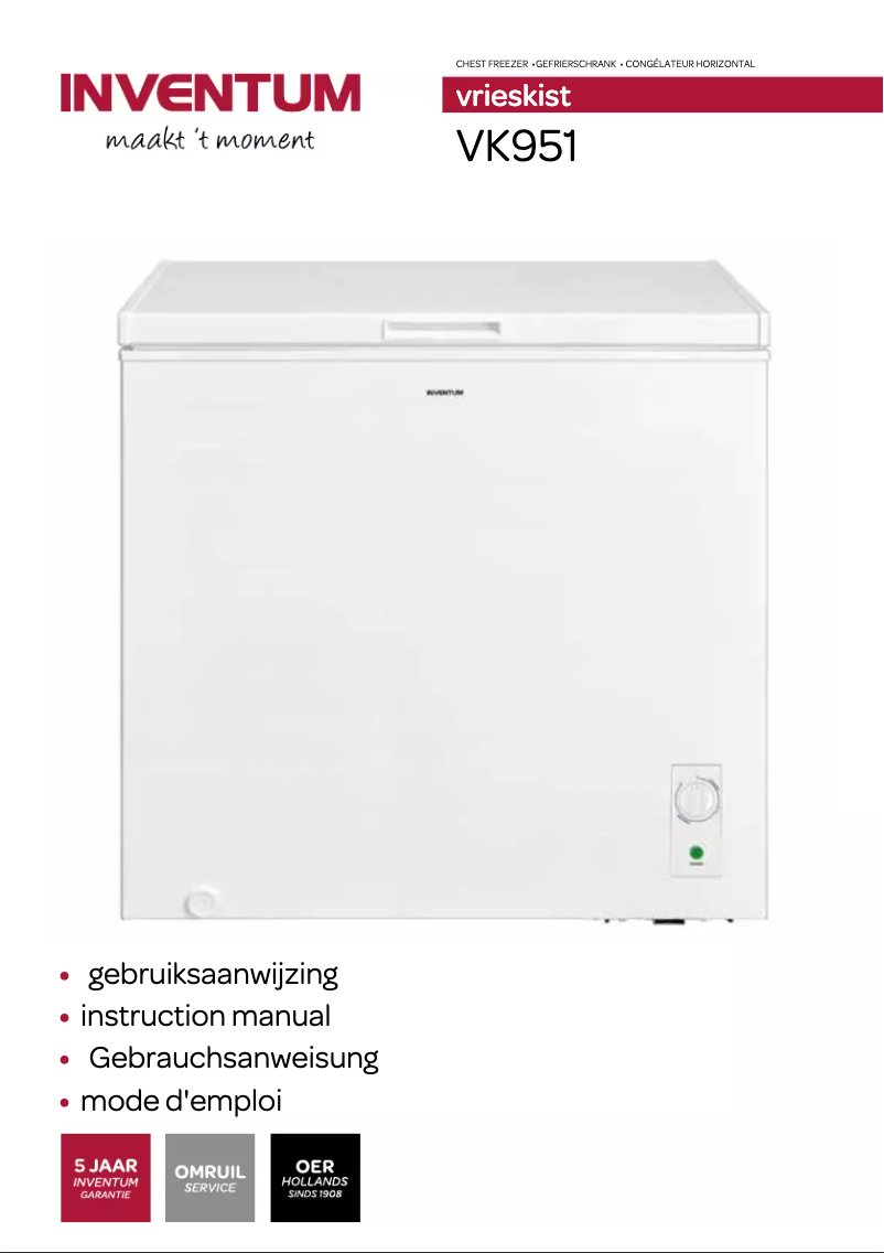 Image de la première page du manuel de l'appareil VK951