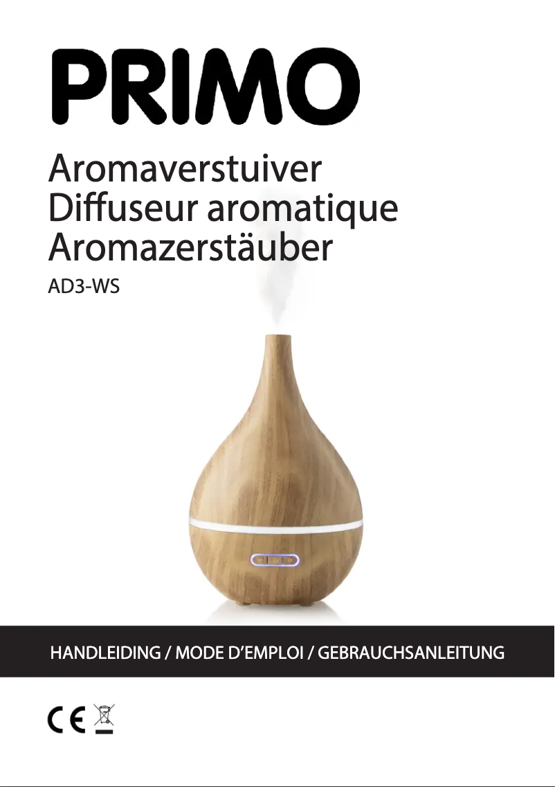 Page n°1 - Manuel utilisateur Primo AD3-WS