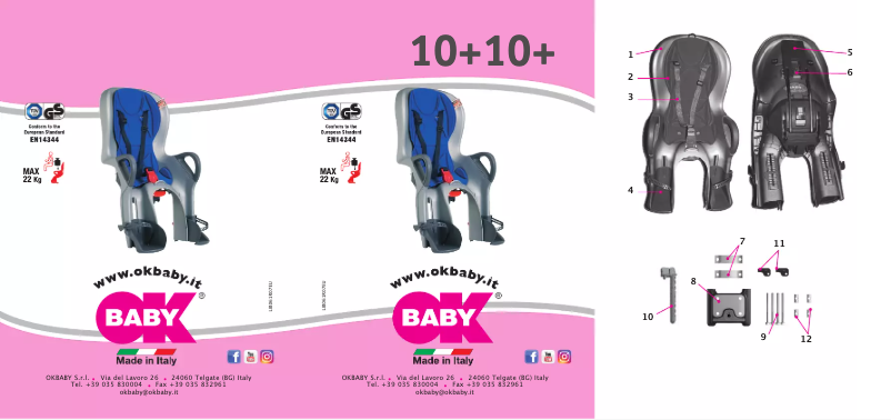 Página 1 del manual Manual de usuario OKBABY 10+