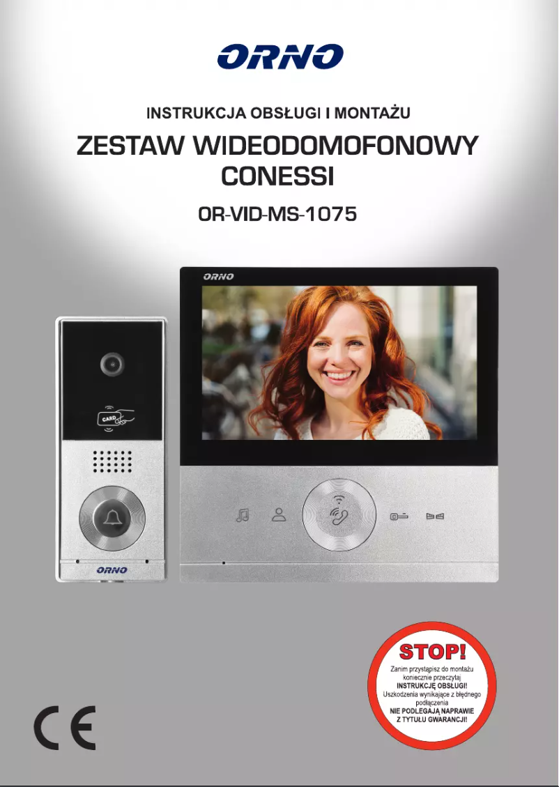 Page 1 de la notice Manuel utilisateur Vibell OR-VID-MS-1075