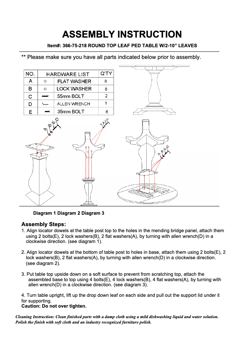 Page 1 de la notice Manuel utilisateur Hooker 366-75-218