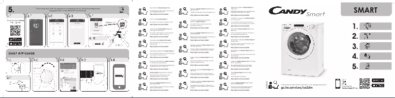 Page 1 de la notice Manuel utilisateur Candy CS4 1262D3/1-S