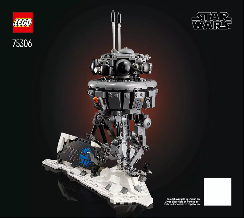 Page 1 de la notice Manuel utilisateur Lego Star Wars 75306