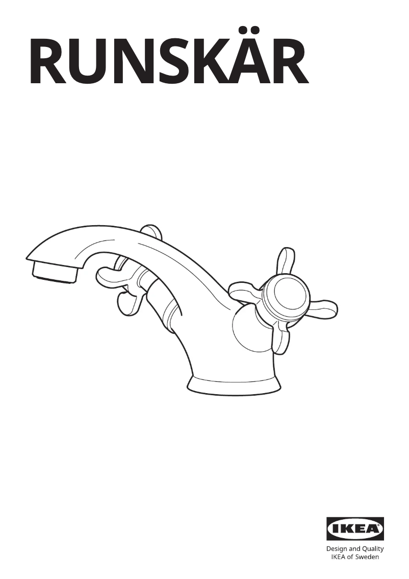 Página 1 del manual Manual de usuario Ikea RUNSKÄR 302.621.23