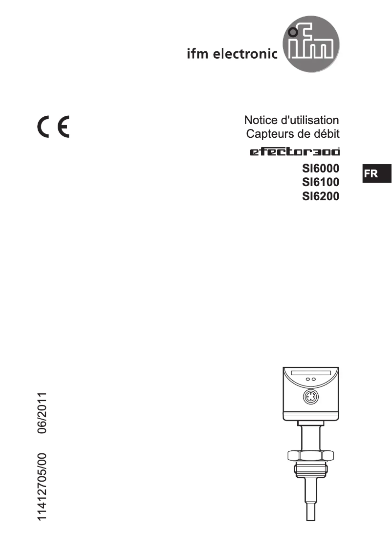 Page n°1 - Manuel utilisateur IFM SI6100
