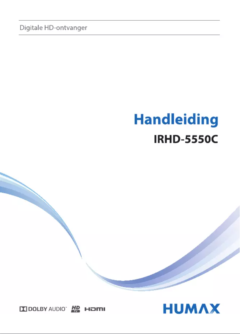 Page n°1 - Manuel utilisateur Humax IRHD-5550C