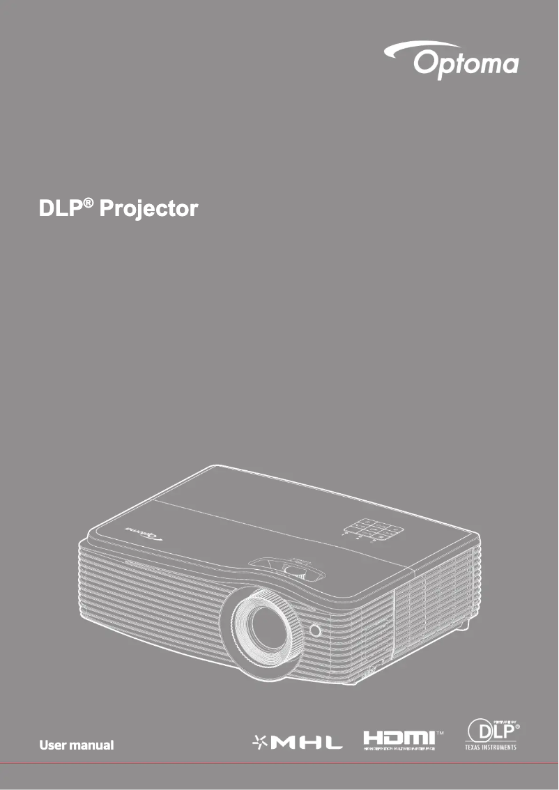 Page n°1 - Manuel utilisateur Optoma W504