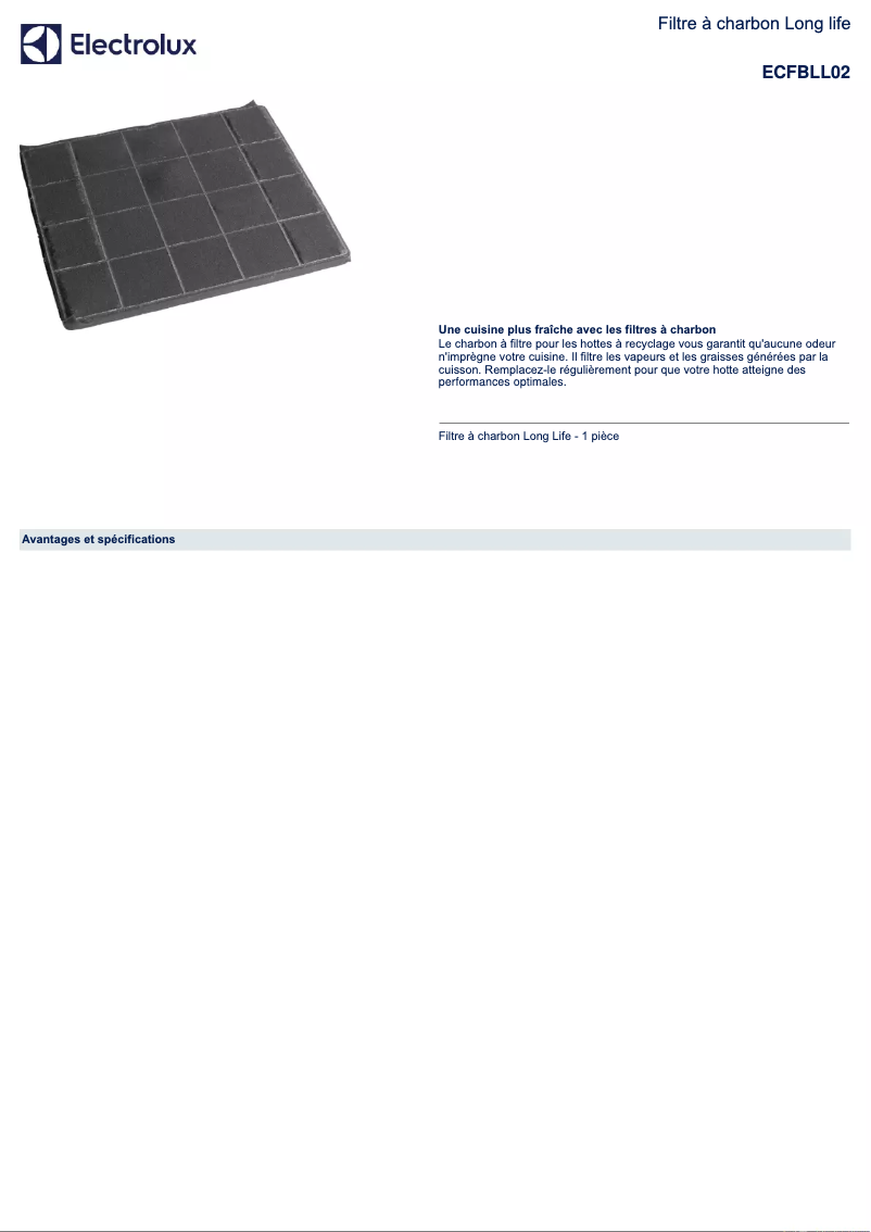 Imagen de la primera página del manual del dispositivo ECFBLL02