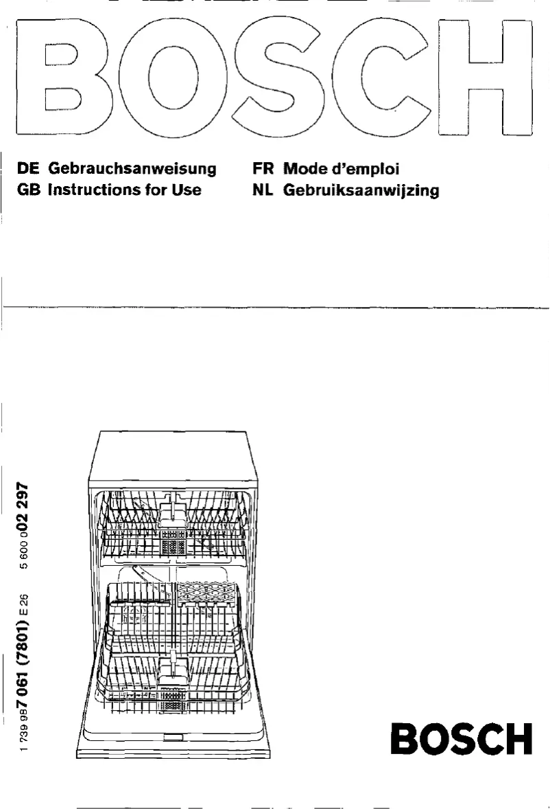 Page 1 de la notice Manuel utilisateur Bosch SGI69002