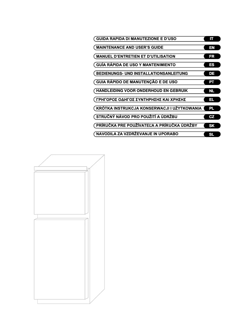 Page n°1 - Manuel utilisateur Candy CFBD 2450/5E