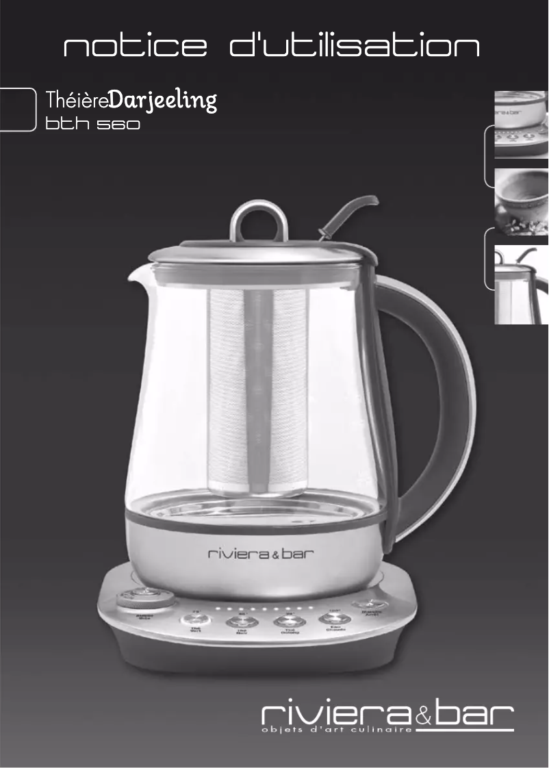 Página 1 del manual Manual de usuario Riviera & Bar BTH560