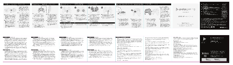 Page n°1 - Manuel utilisateur PDP Faceoff Deluxe+