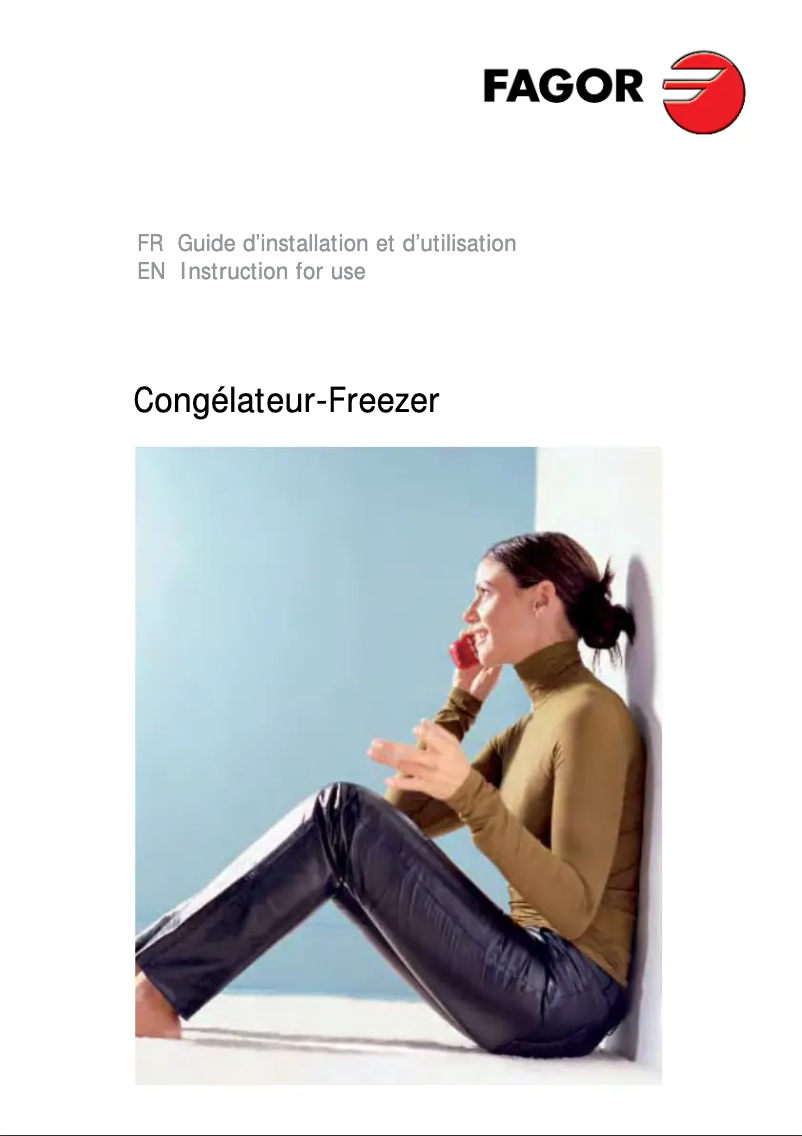 Page 1 de la notice Manuel utilisateur Fagor ZFJ1525X