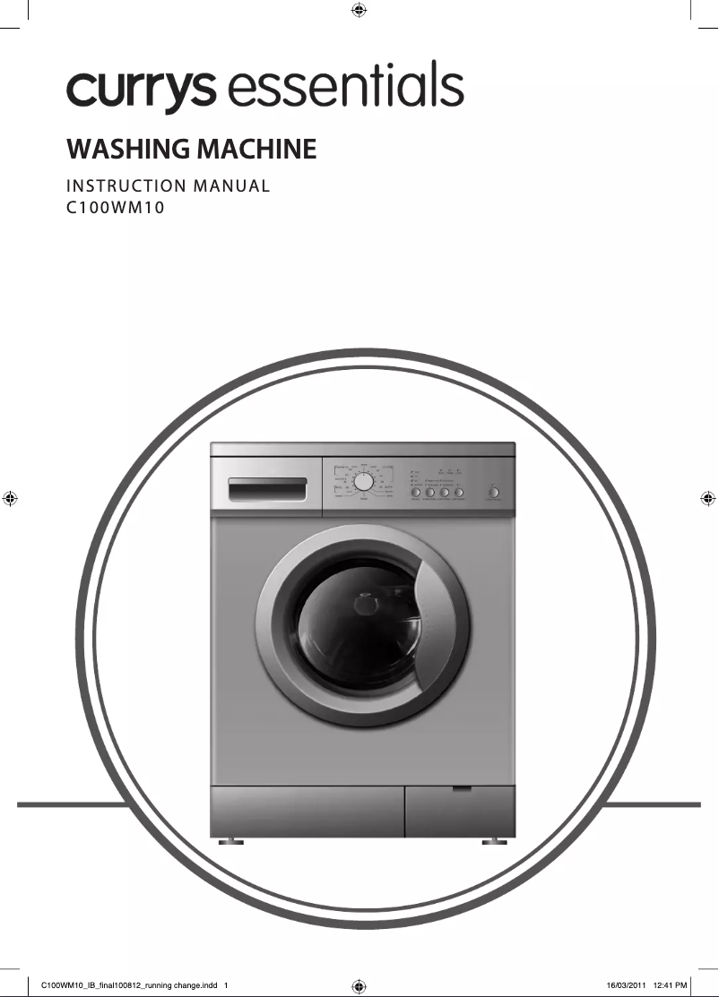 Page n°1 - Manuel utilisateur Currys Essentials C100WM10