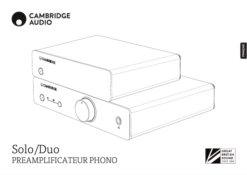 Image de la première page du manuel de l'appareil Duo
