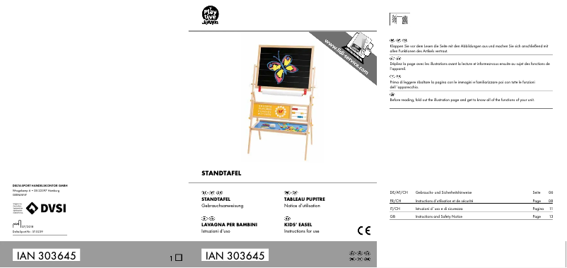 Imagen de la primera página del manual del dispositivo IAN 303645