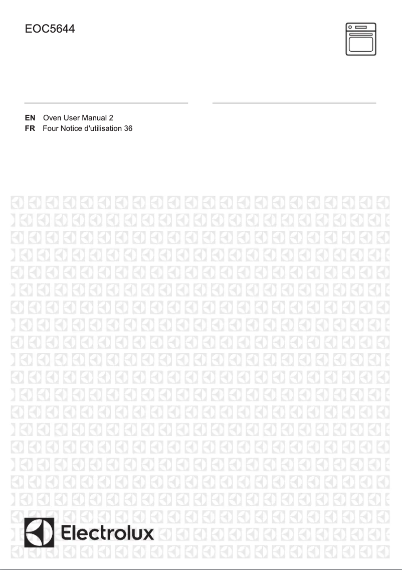 Page 1 de la notice Manuel utilisateur Electrolux EOC5644BOW