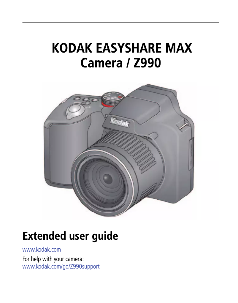 Page n°1 - Manuel utilisateur Kodak EasyShare MAX