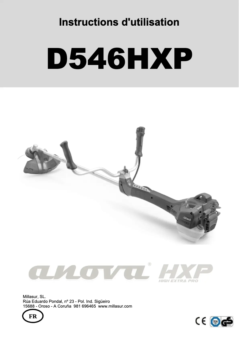 Página 1 del manual Manual de usuario Anova D546HXP