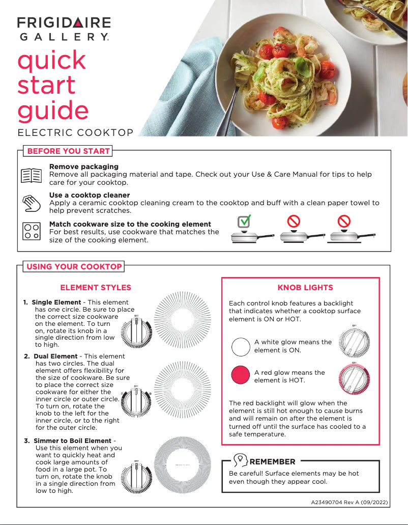 Image de la première page du manuel de l'appareil GCCE3670AS