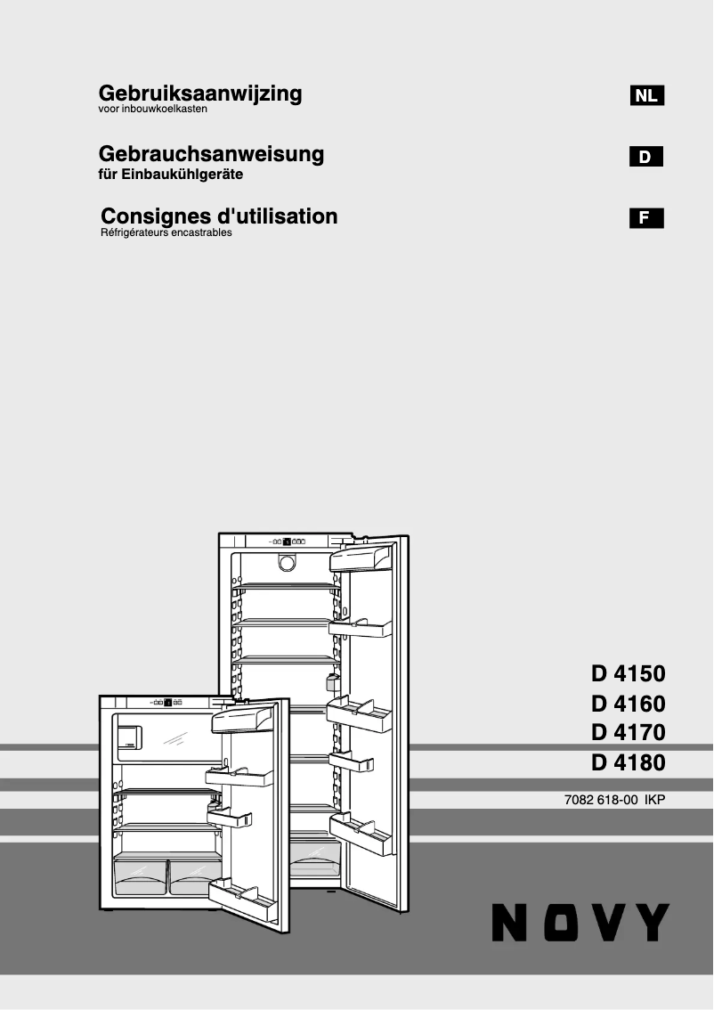Page n°1 - Manuel utilisateur Novy 4150
