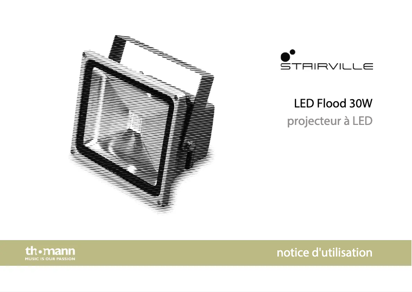 Page n°1 - Manuel utilisateur Stairville LED Flood 30W
