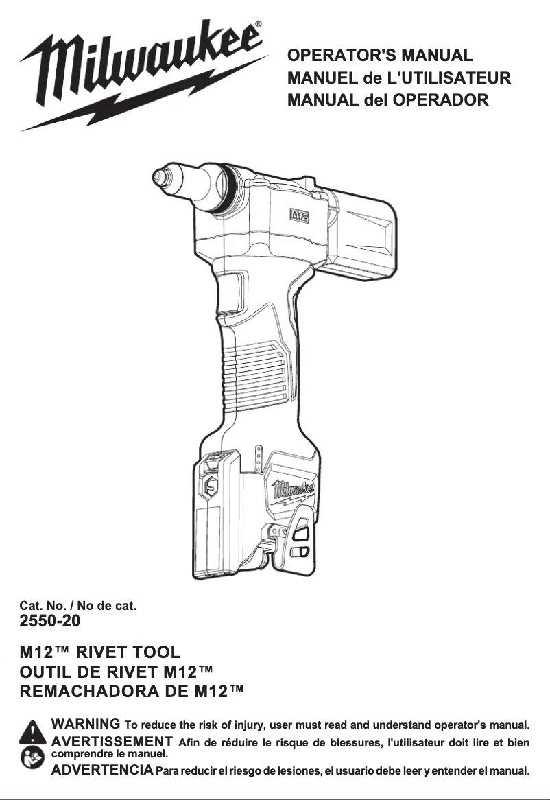 Image de la première page du manuel de l'appareil 48-54-0100