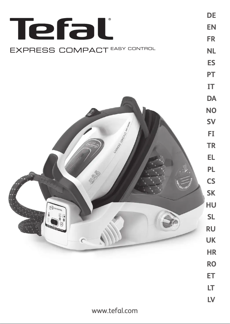 Page 1 de la notice Manuel utilisateur Tefal Express Compact GV7620