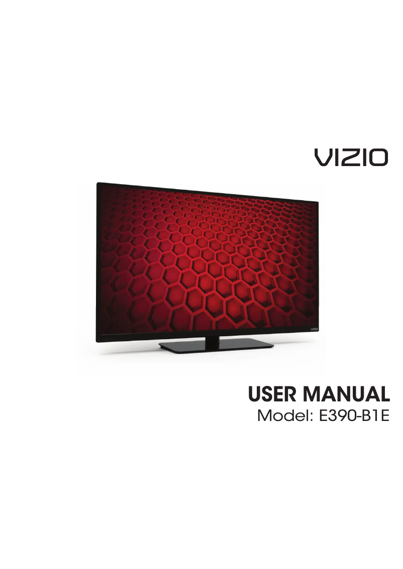 Image de la première page du manuel de l'appareil E390-B1E