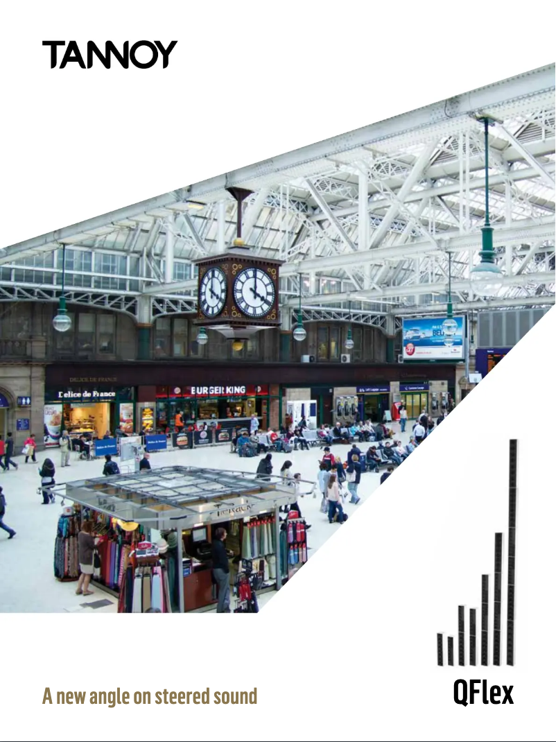 Page 1 de la notice Brochure Tannoy QFlex 48-WP