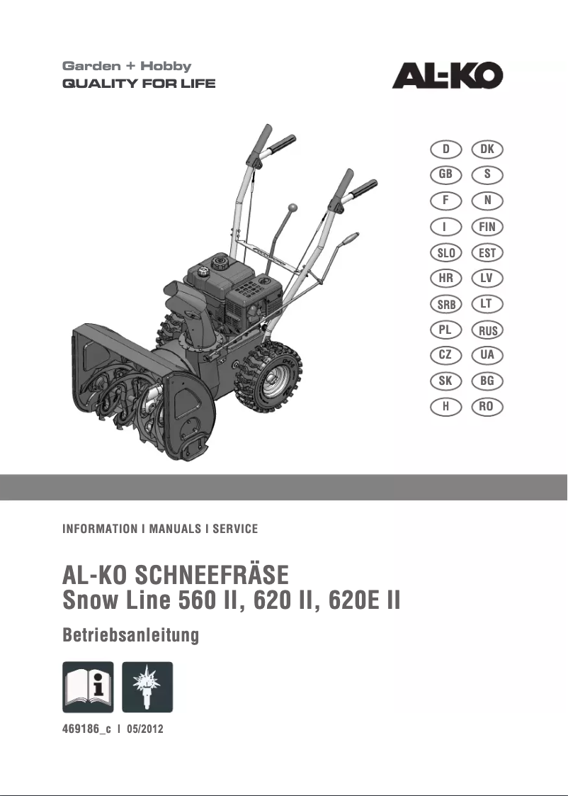 Imagen de la primera página del manual del dispositivo SnowLine 620 II