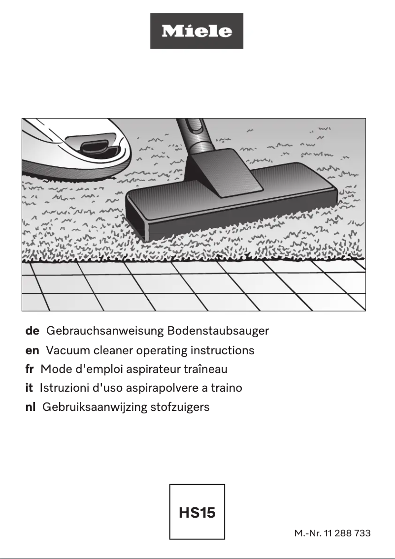 Page n°1 - Manuel utilisateur Miele Complete C3 Excellence EcoLine