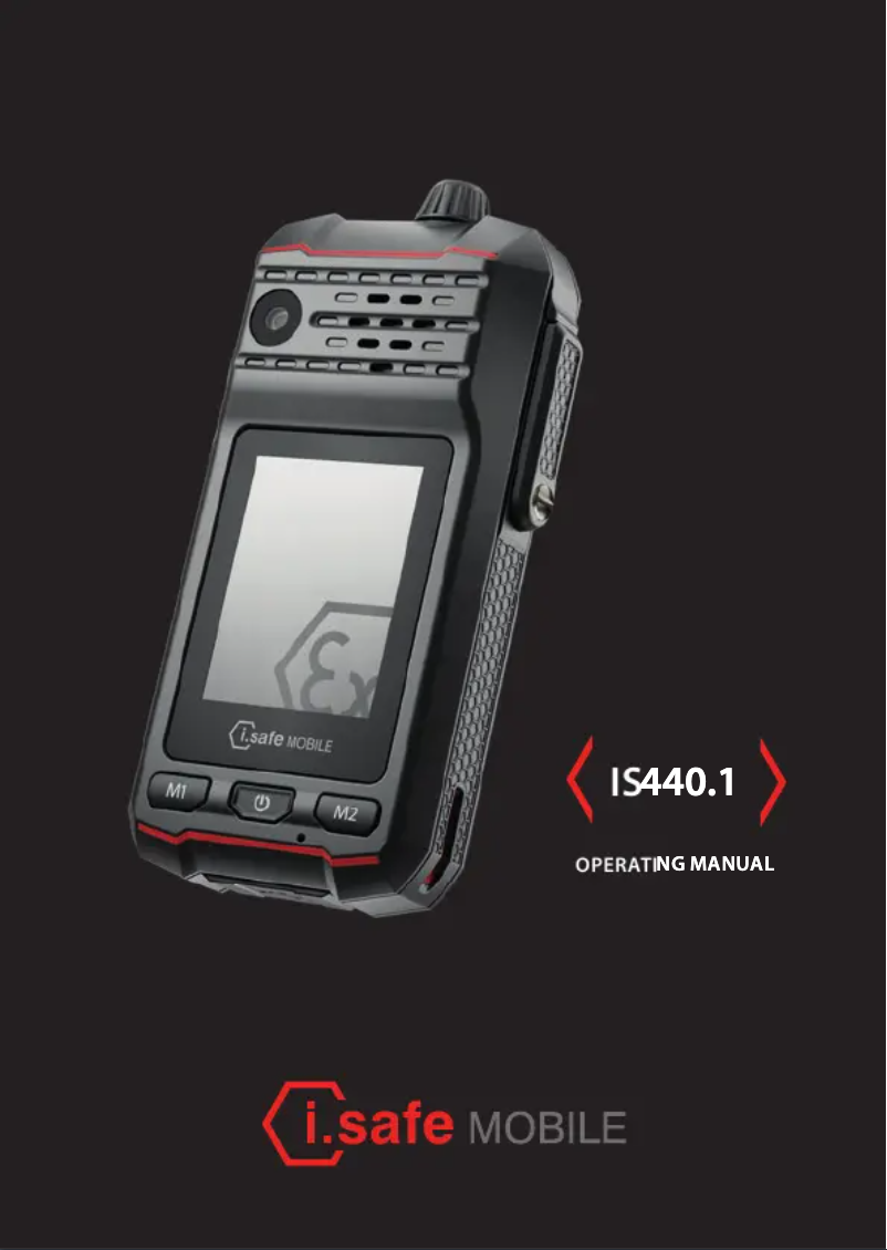 Page 1 de la notice Manuel utilisateur i.safe Mobile IS440.1