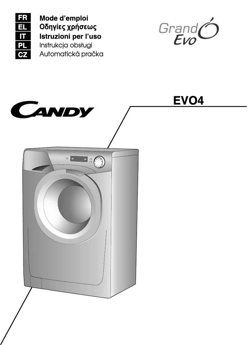 Image de la première page du manuel de l'appareil EVO4 1072D/1-S