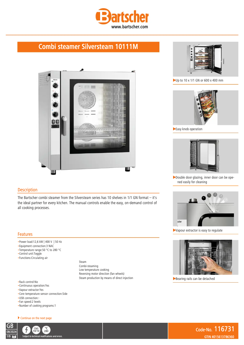 Image de la première page du manuel de l'appareil 116731