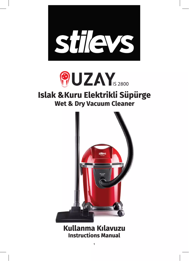 Page 1 de la notice Manuel utilisateur Stilevs Uzay IS-2800