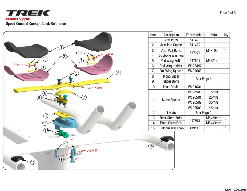 Page 1 de la notice Guide de démarrage rapide Trek Speed Concept