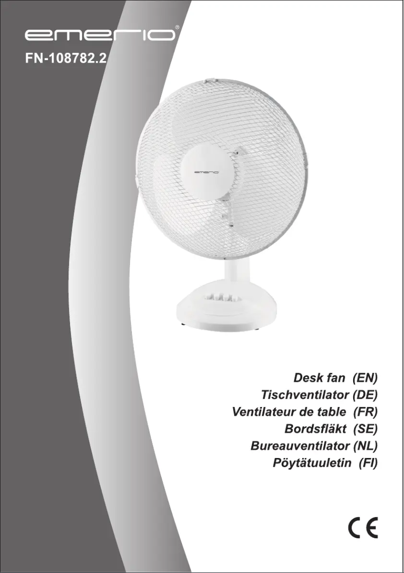 Page 1 de la notice Manuel utilisateur Emerio FN-108782.2