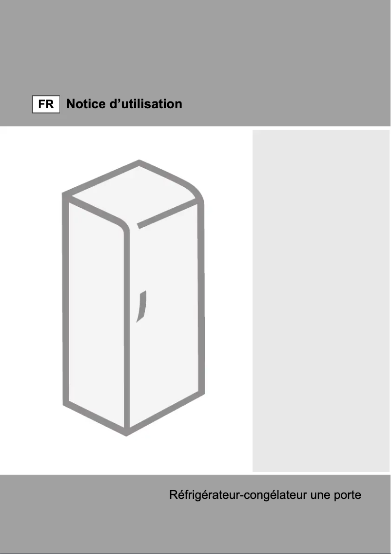 Page 1 de la notice Manuel utilisateur Gorenje RBI4181BW