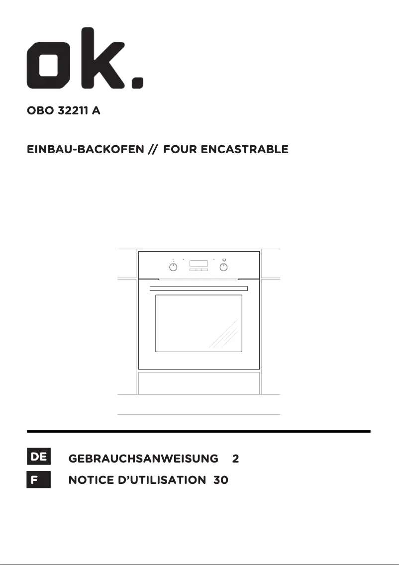 Image de la première page du manuel de l'appareil OBO 32211 A