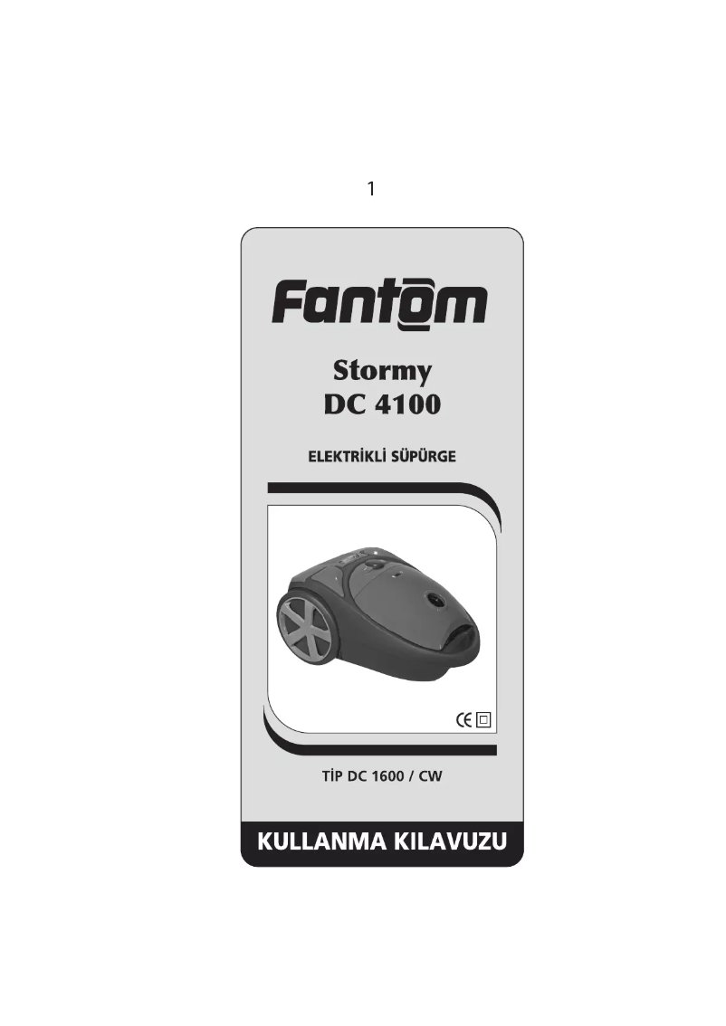 Imagen de la primera página del manual del dispositivo Stormy DC 4100