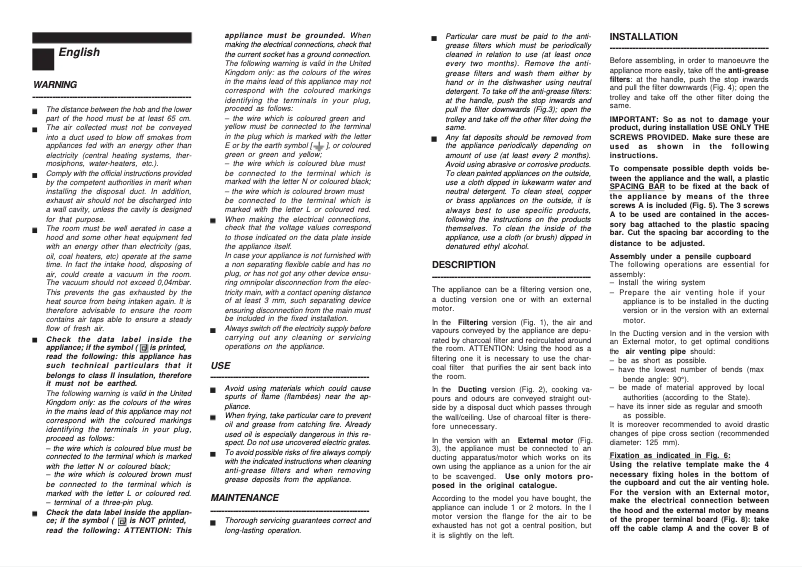 Page 1 de la notice Manuel utilisateur Rosieres RT 923/1