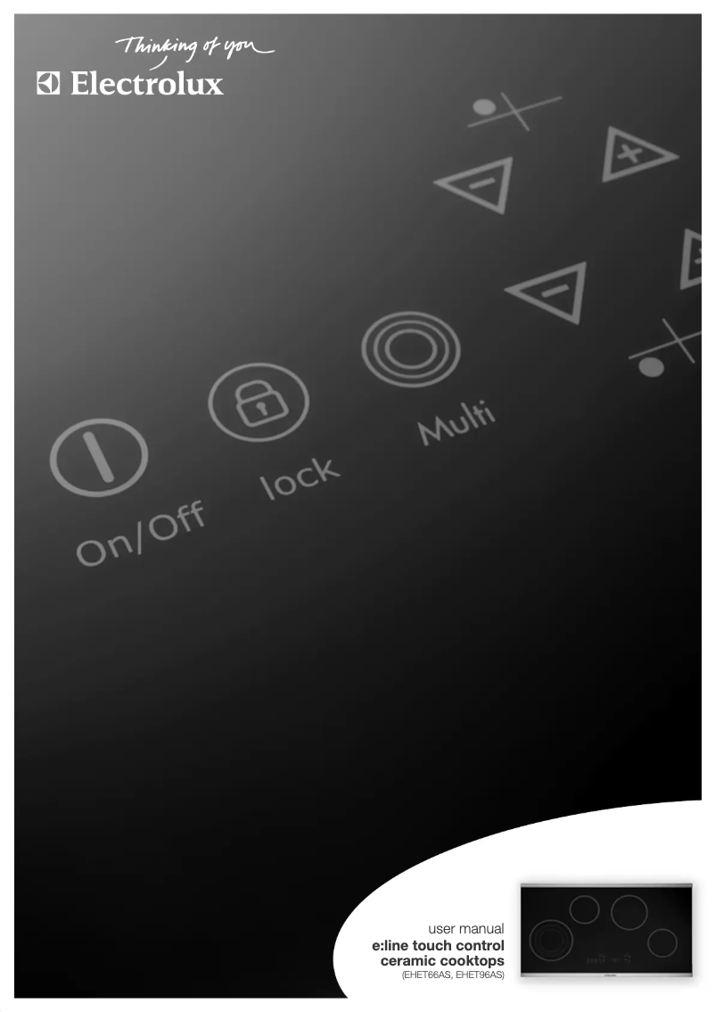 Image de la première page du manuel de l'appareil EHET66AS