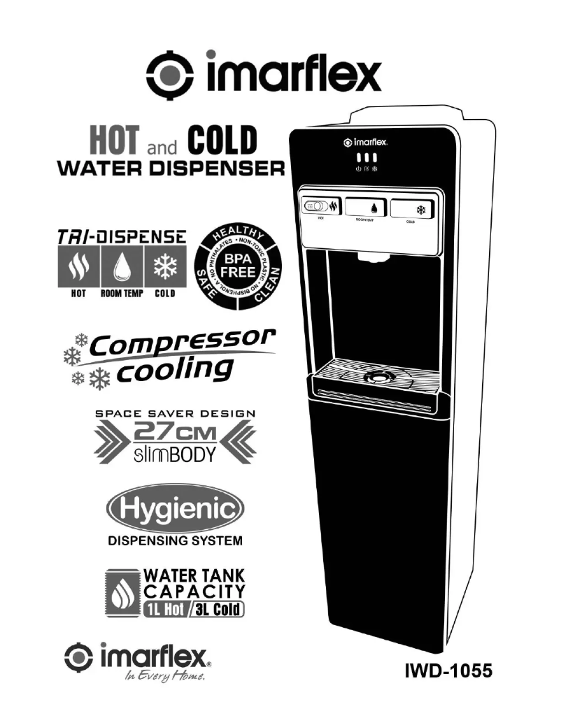 Image de la première page du manuel de l'appareil IWD-1055