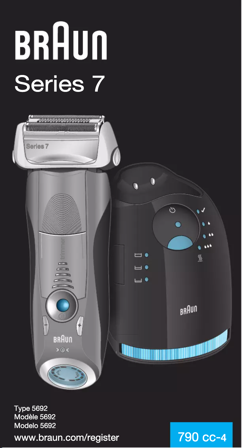 Página 1 del manual Manual de usuario Braun Series 7 790cc-4