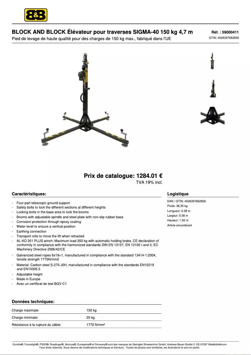 Image de la première page du manuel de l'appareil SIGMA-40