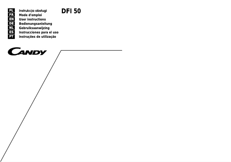 Image de la première page du manuel de l'appareil Dfi 50