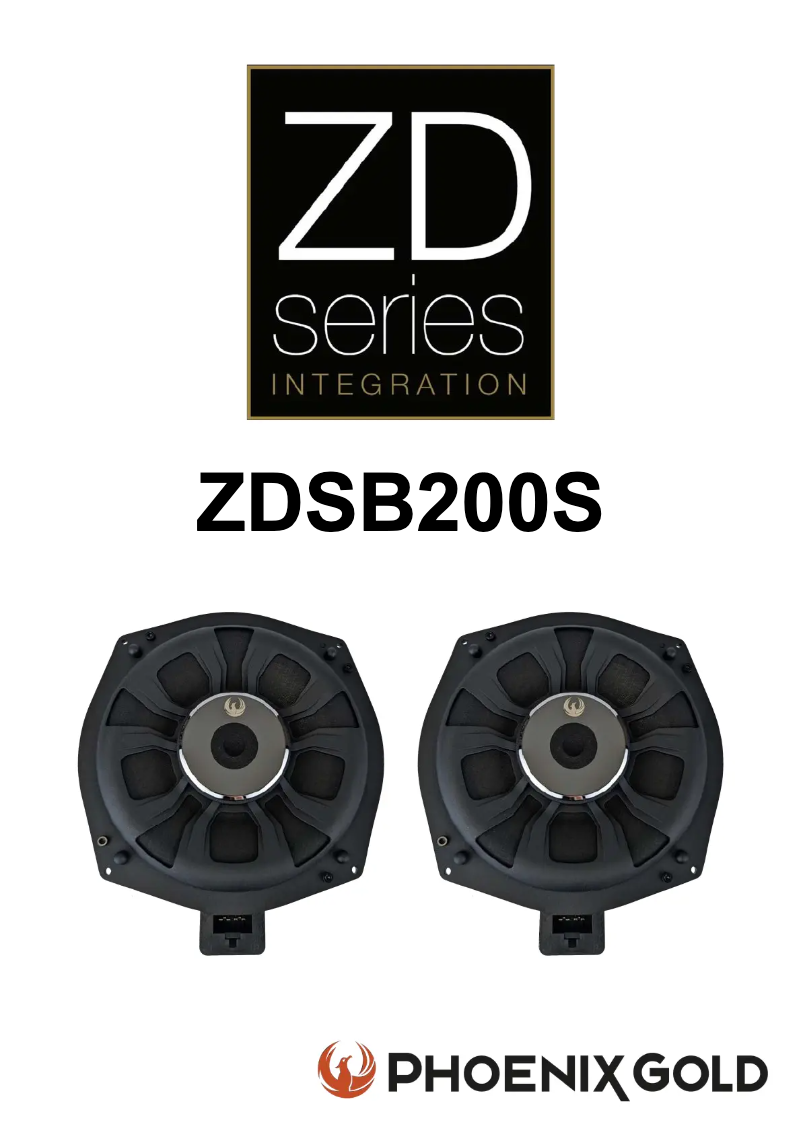 Page 1 de la notice Manuel utilisateur Phoenix Gold ZDSB200S