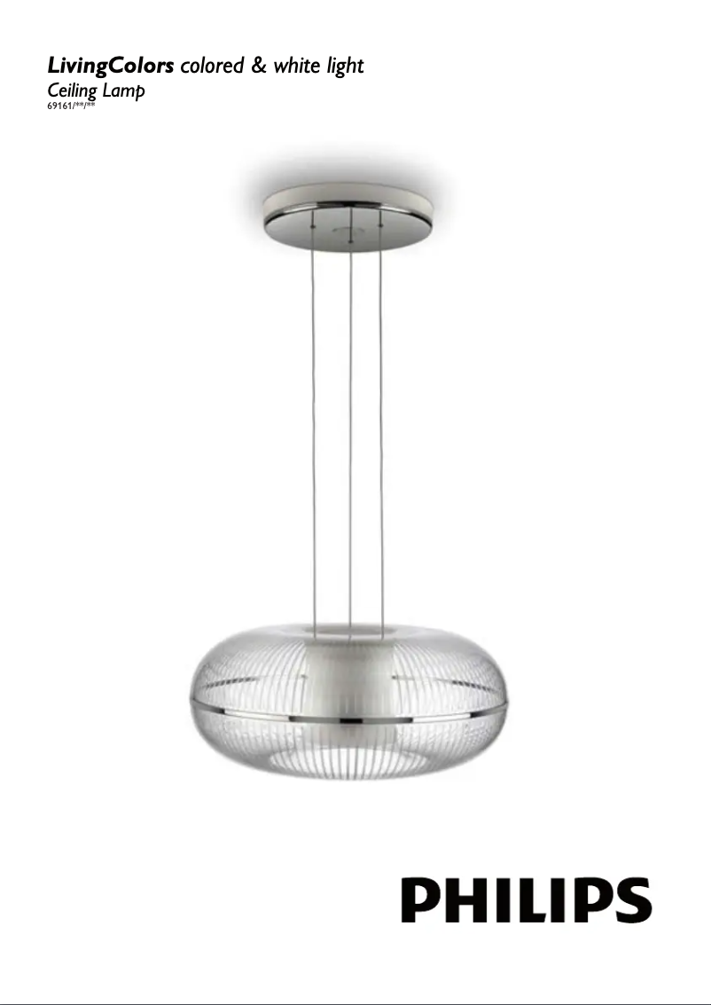Page 1 de la notice Manuel utilisateur Philips LivingAmbiance 6916160PH