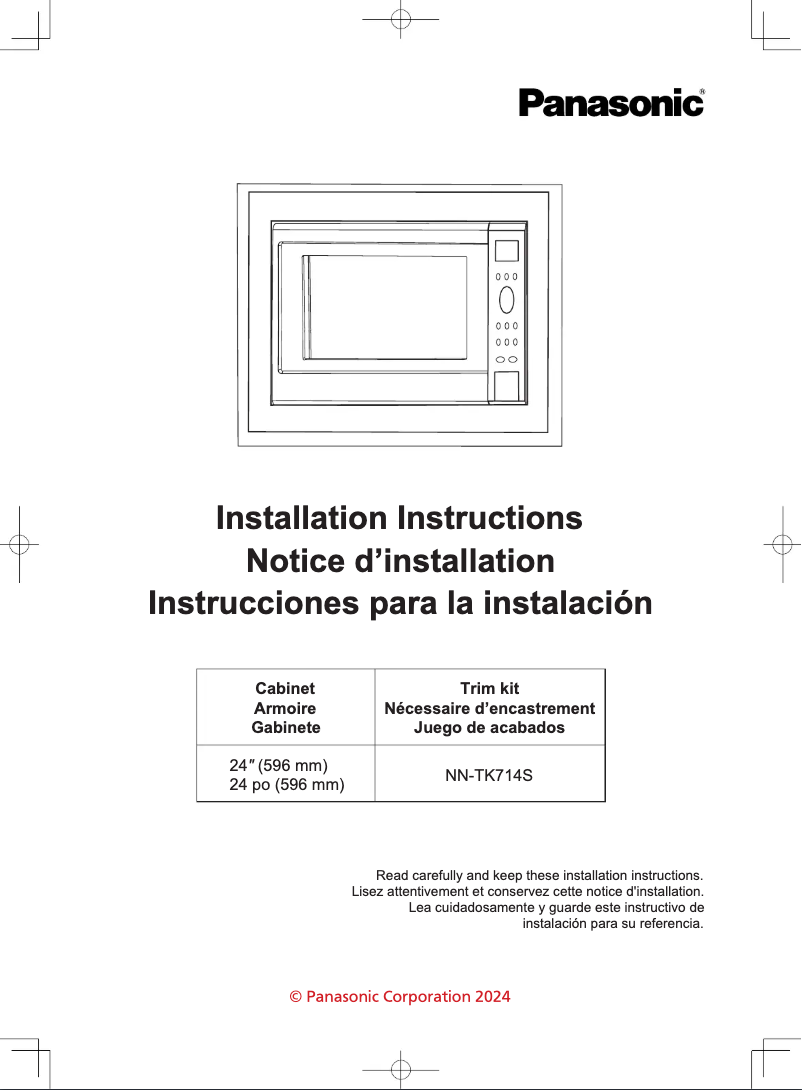 Page n°1 - Manuel utilisateur Panasonic TC-50LE64